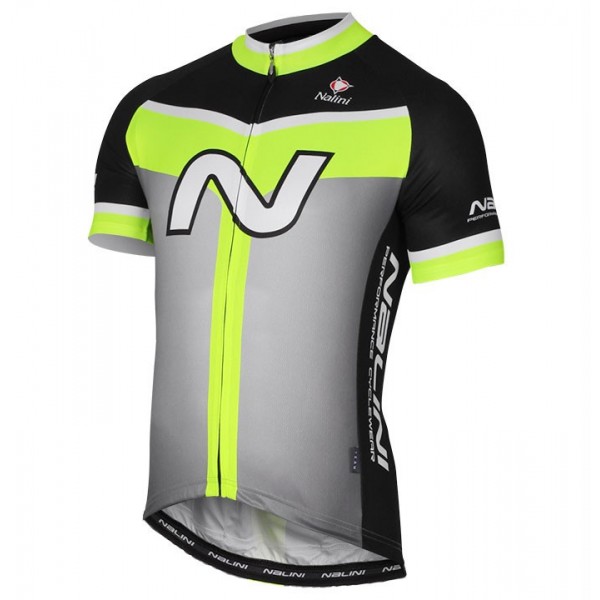 2017 Nalini PRO Navision Schwarz-Vert Radtrikot Kurzarm 653XIWJ