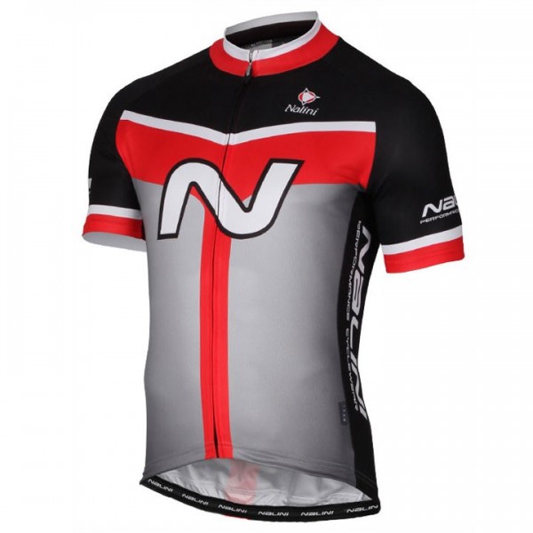 2017 Nalini PRO Navision Schwarz-Rot Radtrikot Kurzarm 986KXHD