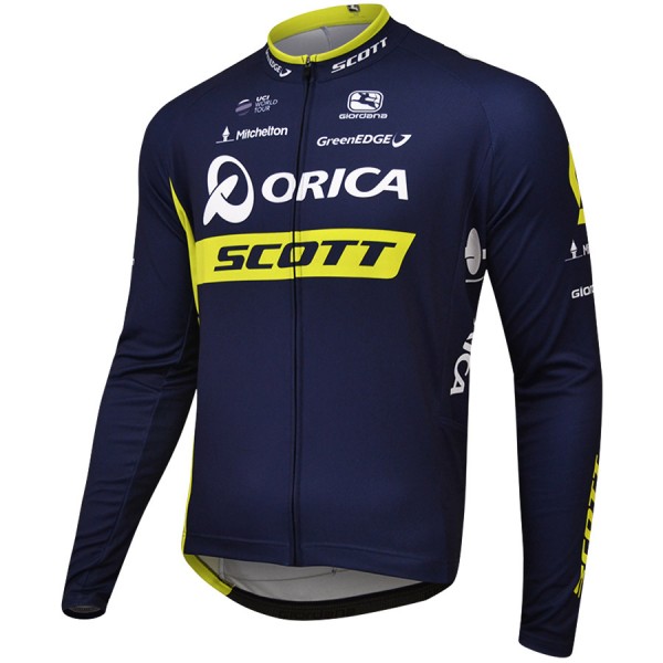 2017 Orica Scott Radtrikot Langarm 463JYBI