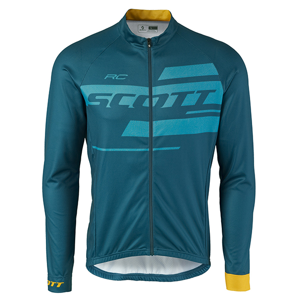 2017 Scott Rc Blau Radtrikot Langarm 226LRDA