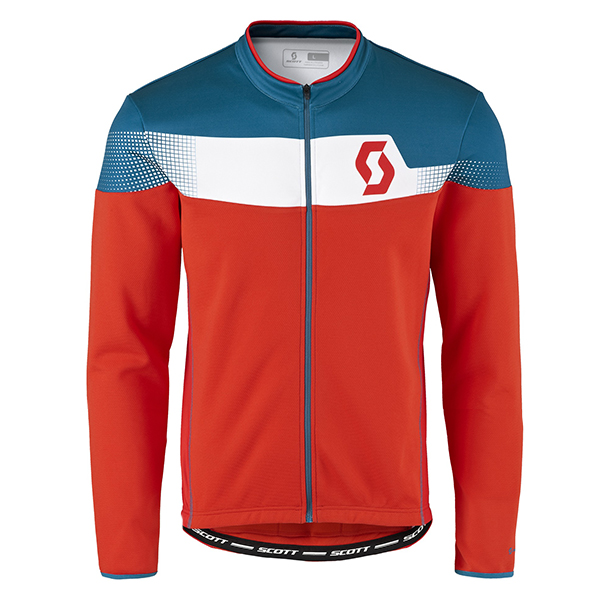 2017 Scott Rc Blau Rot Radtrikot Langarm 452BZOZ