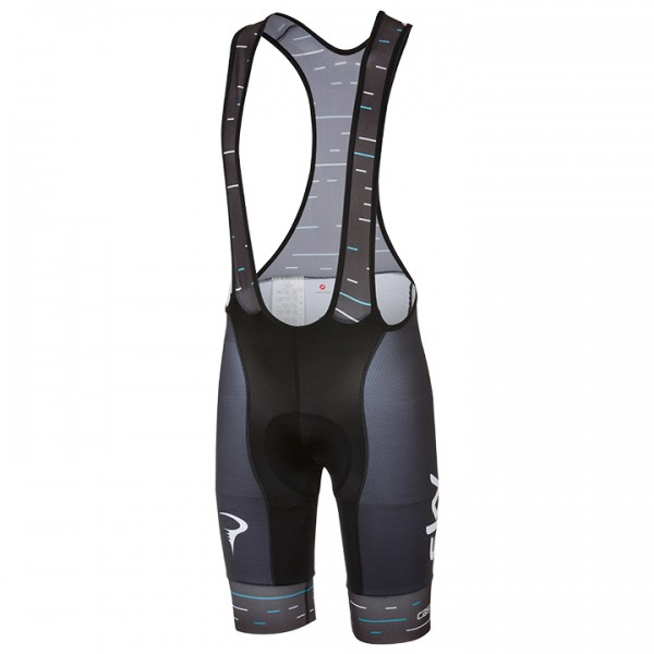 2017 Sky Pro Kurz Trägerhose Schwarz 875PDLT