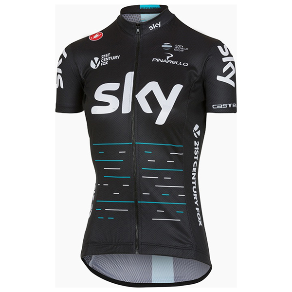 Sky Pro Damen 2017 Schwarz Radtrikot Kurzarm 420JCSB