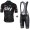 Sky Pro 2017 Schwarz Fahrradbekleidung Satz Radtrikot Kurzarm+Kurz Trägerhose 968DFSL