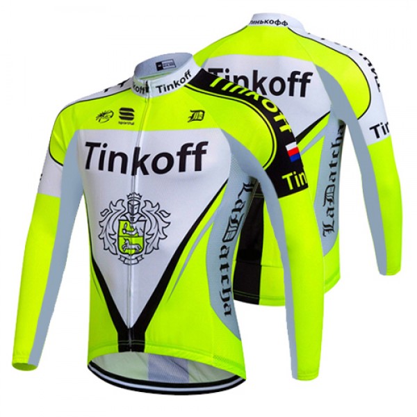 2017 Tinkoff Gelb Radtrikot Langarm 618SGGF