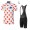 2017 Tour de France Polka Dot Fahrradbekleidung Satz Radtrikot Kurzarm+Kurz Trägerhose Schwarz 553KCJG