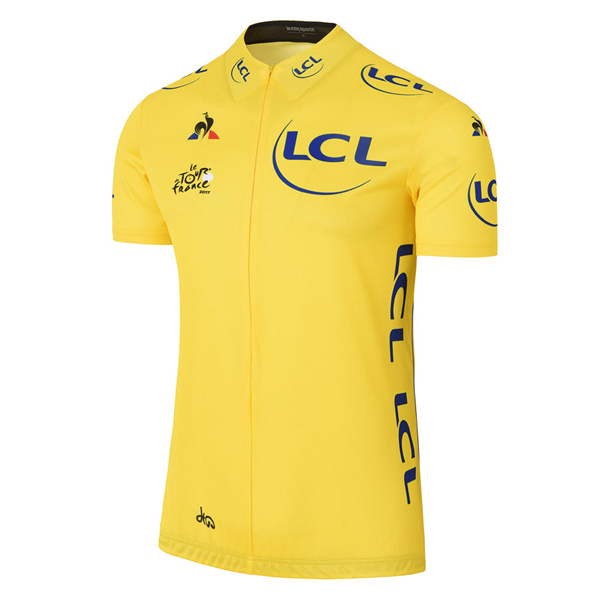 2017 Tour de France Gelb Radtrikot Kurzarm 972PUPW