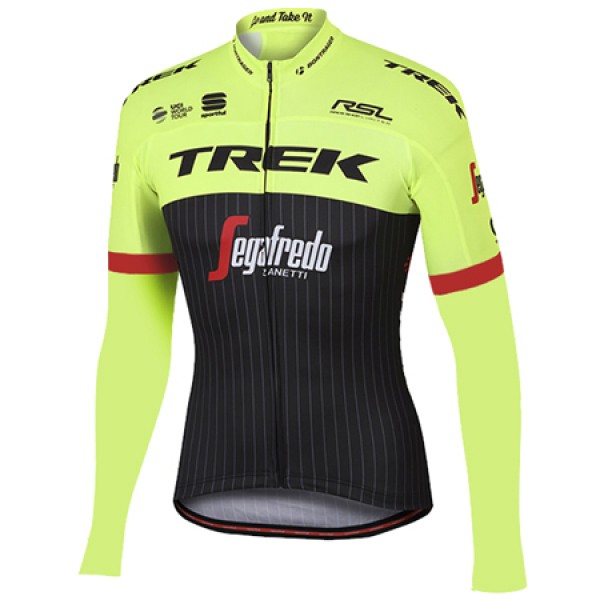 Trek Segafredo Pro 2017 Gelb Radtrikot Langarm 325URCO