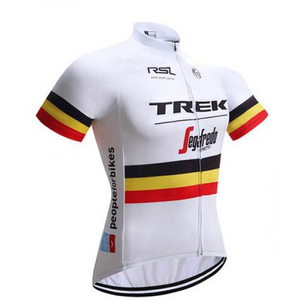 Trek Segafredo 2017 Radtrikot Kurzarm Weiß 523DMWO