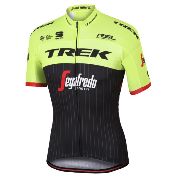 Trek Segafredo Pro 2017 Gelb Radtrikot Kurzarm 805QDQJ